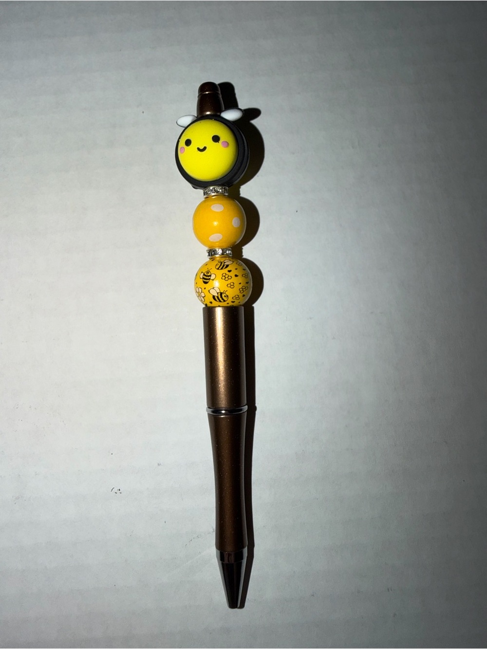 Yellow Bee Decorative Ballpoint Pen - Cute Bee Design